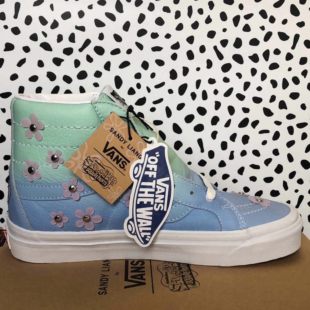 Vans x Sandy Liang SpongeBob Sandy Cheeks Women  Size 8.0 Sk8-Hi 38 Dx